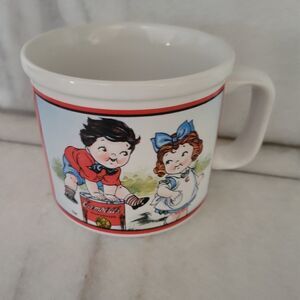 Campbells Soup Vintage 98 Mug Cup Kids  School At Play Houston House Collectable